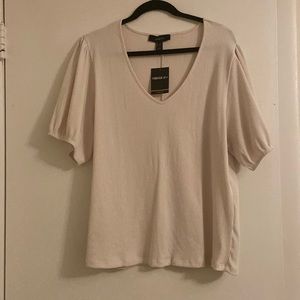 Forever 21+ Ribbed Low Cut Top BRAND NEW